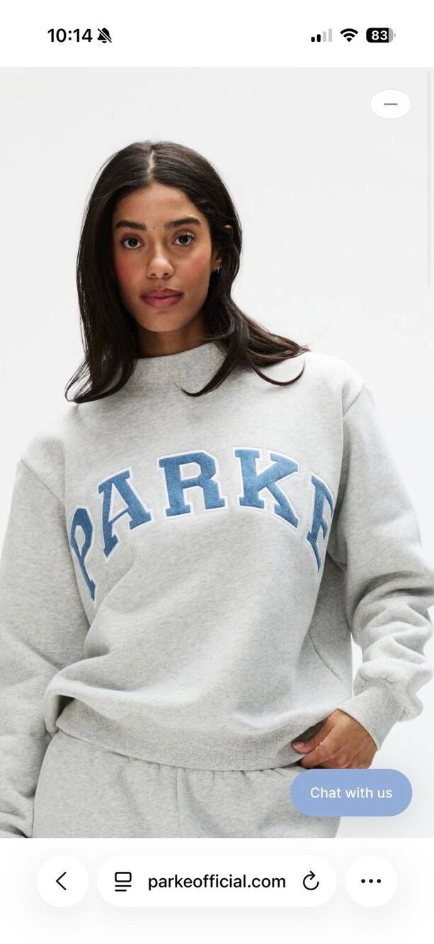 PARKE RARE DENIM GREY vintage mockneck